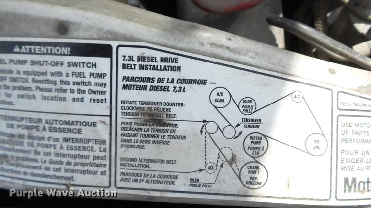 image for item DD7321 2000 Ford F550 Super Duty XL dump truck