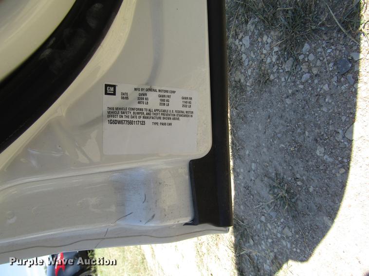 image for item DD8903 2006 Cadillac STS