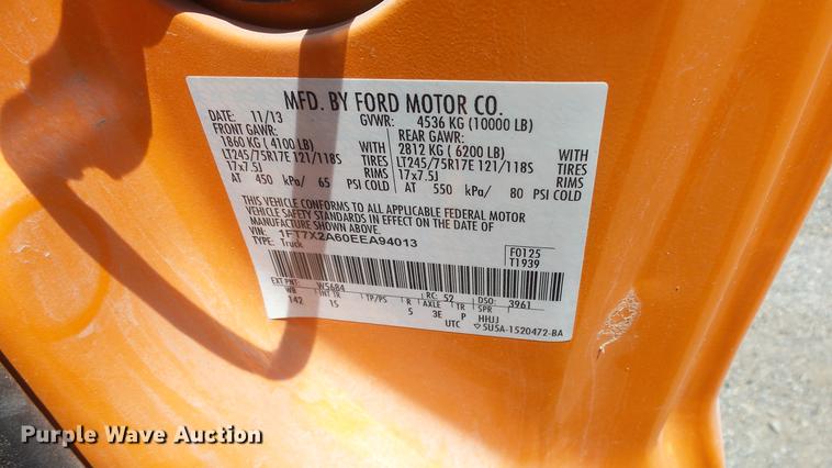 image for item DE7207 2014 Ford F250 Super Duty SuperCab pickup truck