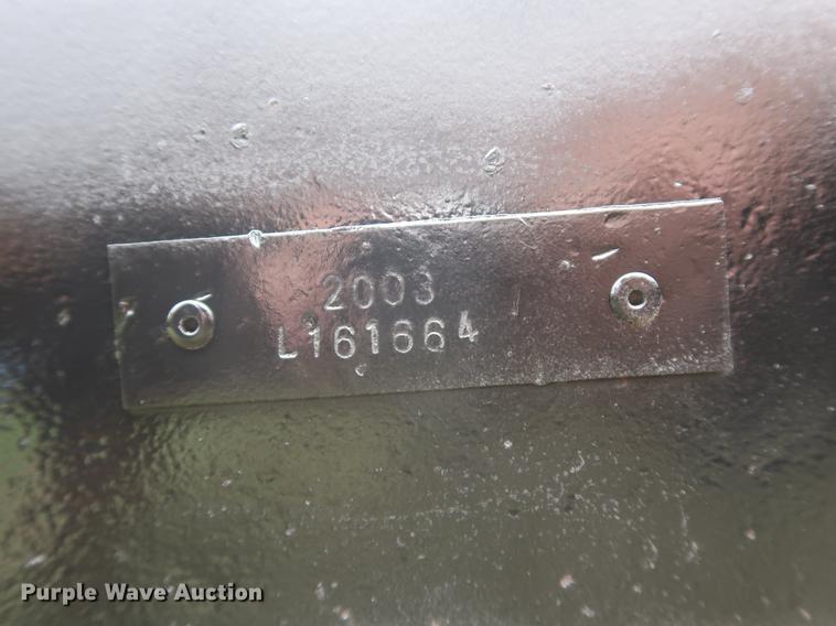 image for item DF2321 2003 Towmaster tilt deck equipment trailer