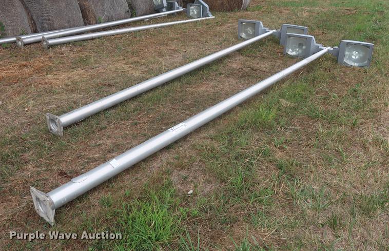 image for item DF2327 (2) 18'H double light parking lot poles