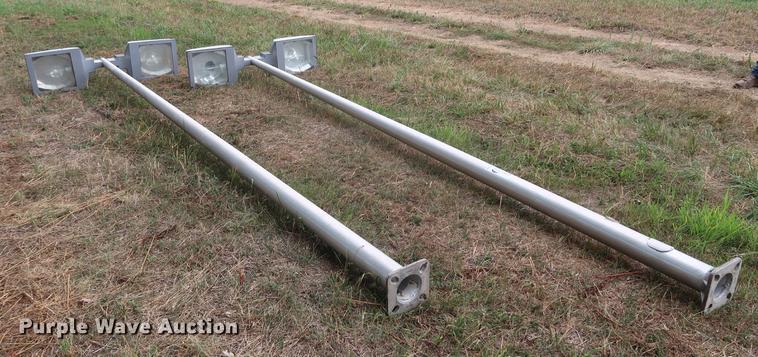 image for item DF2327 (2) 18'H double light parking lot poles