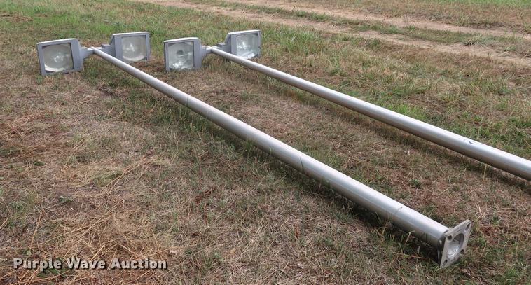 image for item DF2327 (2) 18'H double light parking lot poles