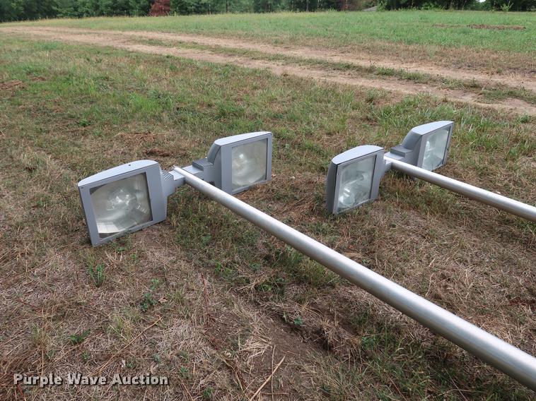 image for item DF2327 (2) 18'H double light parking lot poles