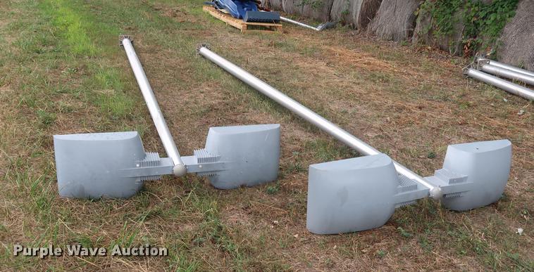 image for item DF2327 (2) 18'H double light parking lot poles