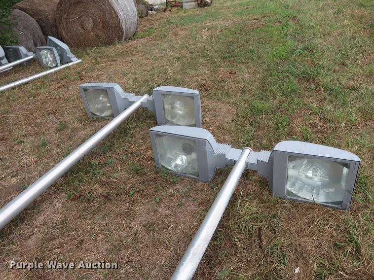image for item DF2327 (2) 18'H double light parking lot poles