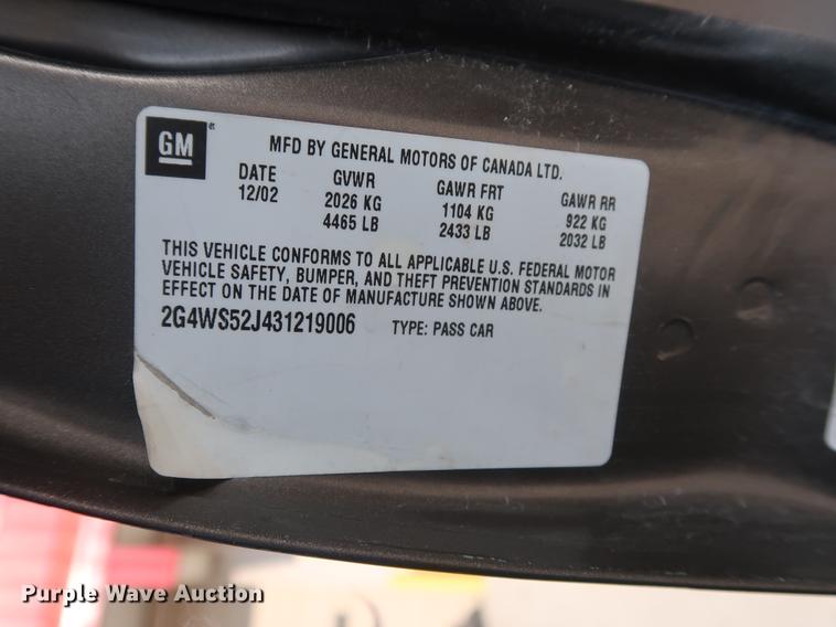 image for item DF2335 2003 Buick Century