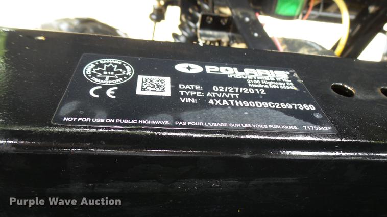 image for item DF3268 2012 Polaris Ranger 900 utility vehicle