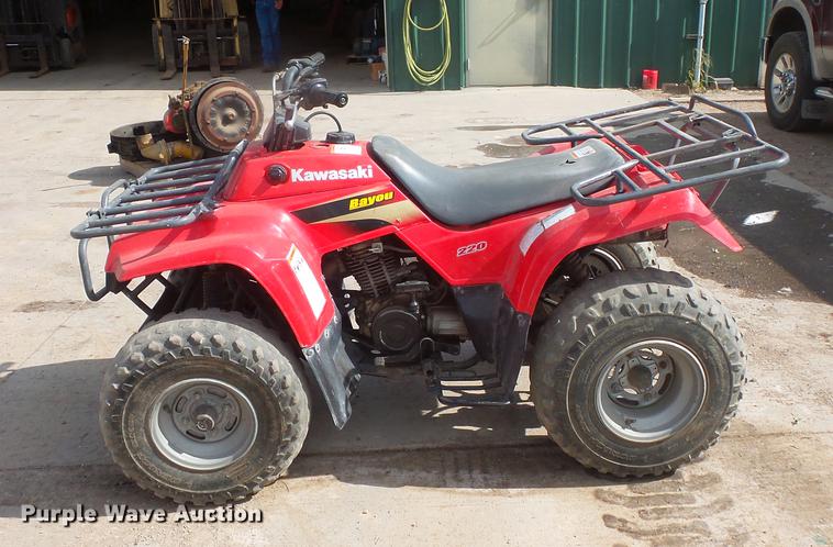 image for item DV9461 2001 Kawasaki Bayou 220 ATV