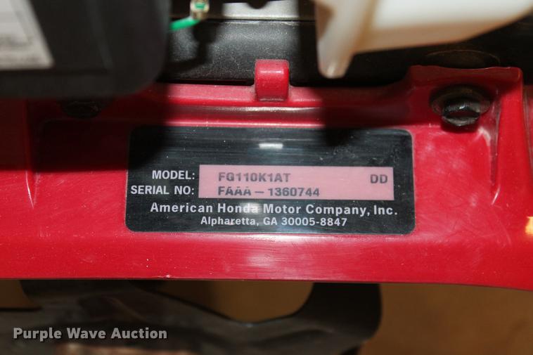 image for item DZ9869 Honda FG110 tiller