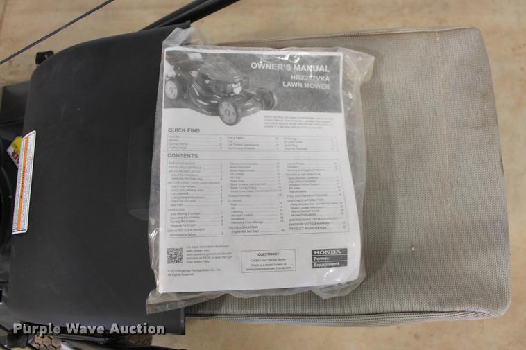 image for item DZ9871 Honda HRX217 lawn mower