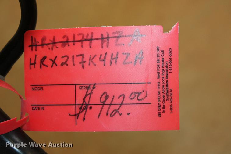 image for item DZ9875 Honda HRX217 lawn mower