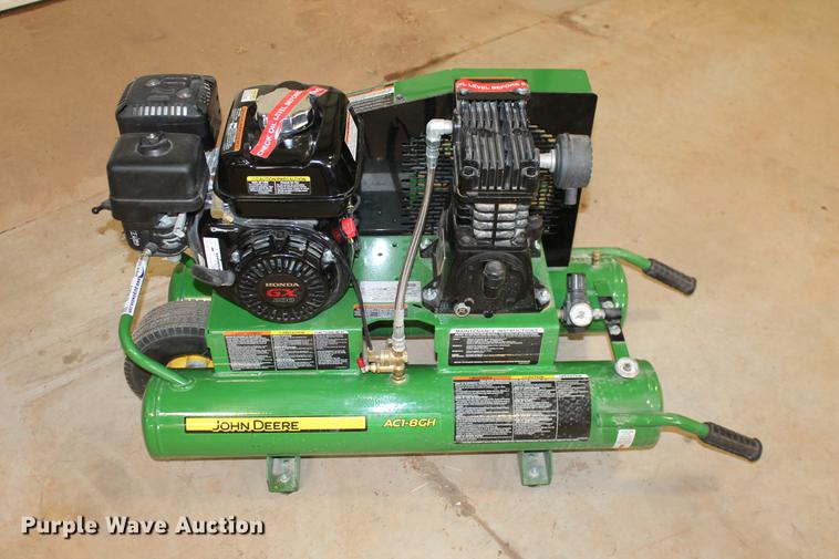 image for item DZ9878 John Deere AC1-8GH air compressor