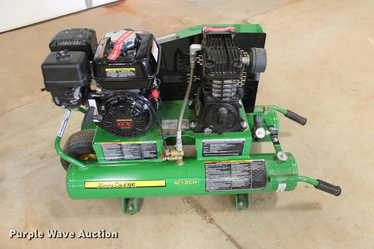 image for item DZ9878 John Deere AC1-8GH air compressor