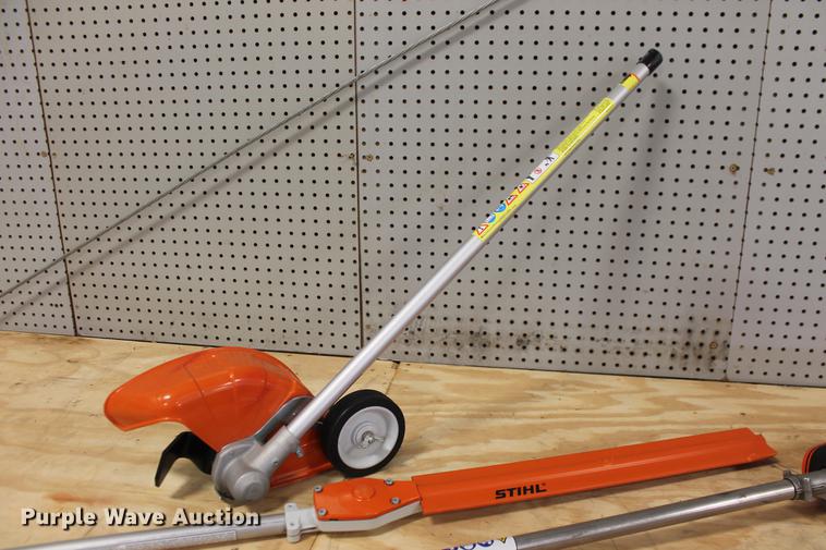 image for item DZ9890 Stihl HT86C pole saw with hedge clipper and edge trimmer attachments