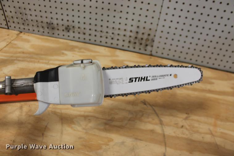 image for item DZ9890 Stihl HT86C pole saw with hedge clipper and edge trimmer attachments