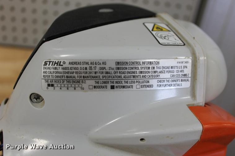 image for item DZ9890 Stihl HT86C pole saw with hedge clipper and edge trimmer attachments