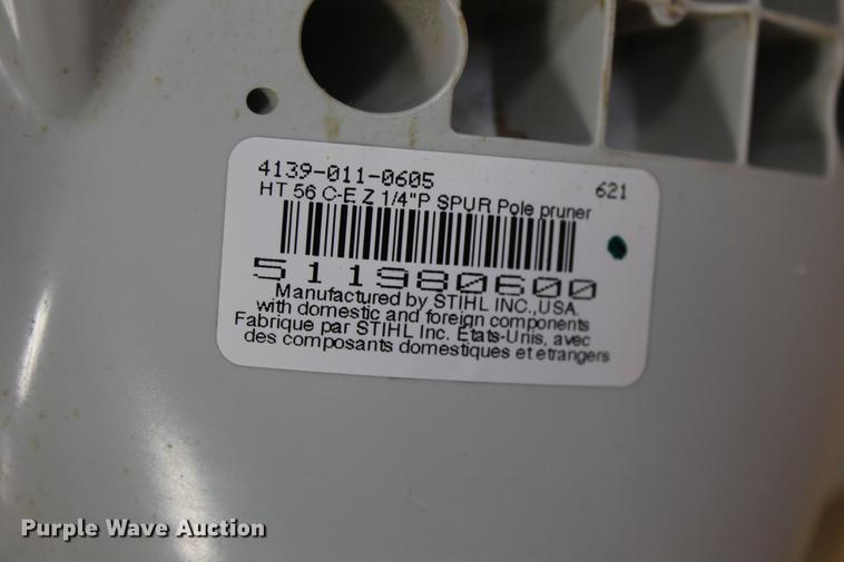 image for item DZ9890 Stihl HT86C pole saw with hedge clipper and edge trimmer attachments