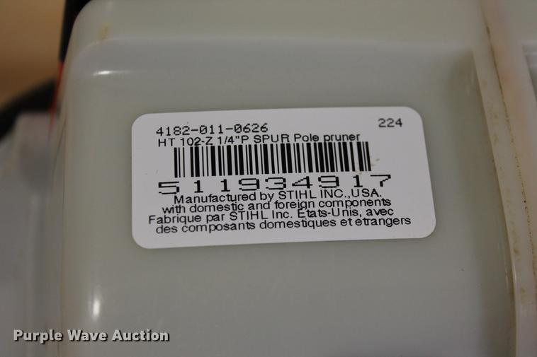 image for item DZ9891 Stihl HT102 pole saw