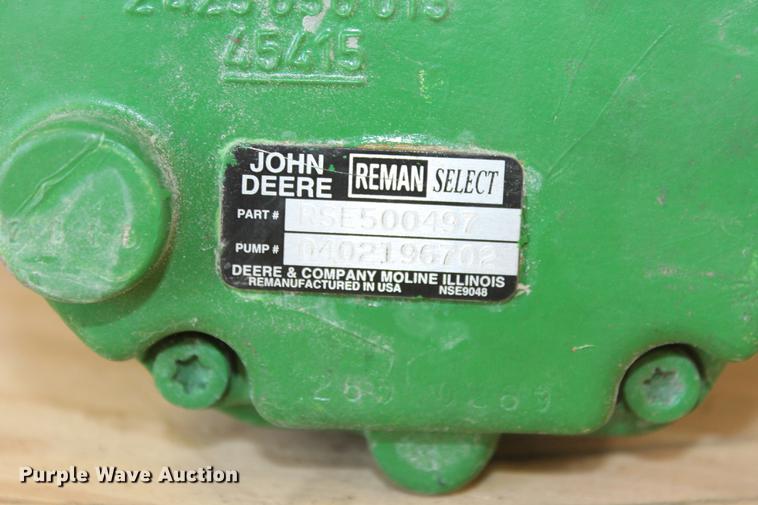 image for item DZ9940 John Deere RSE500497 fuel injection pump