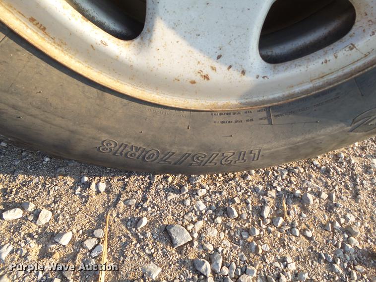 image for item EI9637 2008 Ford F350 Super Duty SuperCab bale bed pickup truck