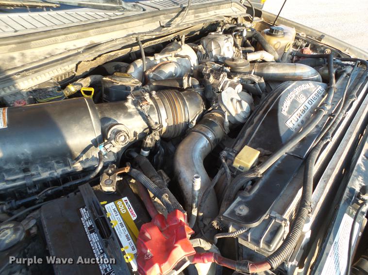 image for item EI9637 2008 Ford F350 Super Duty SuperCab bale bed pickup truck