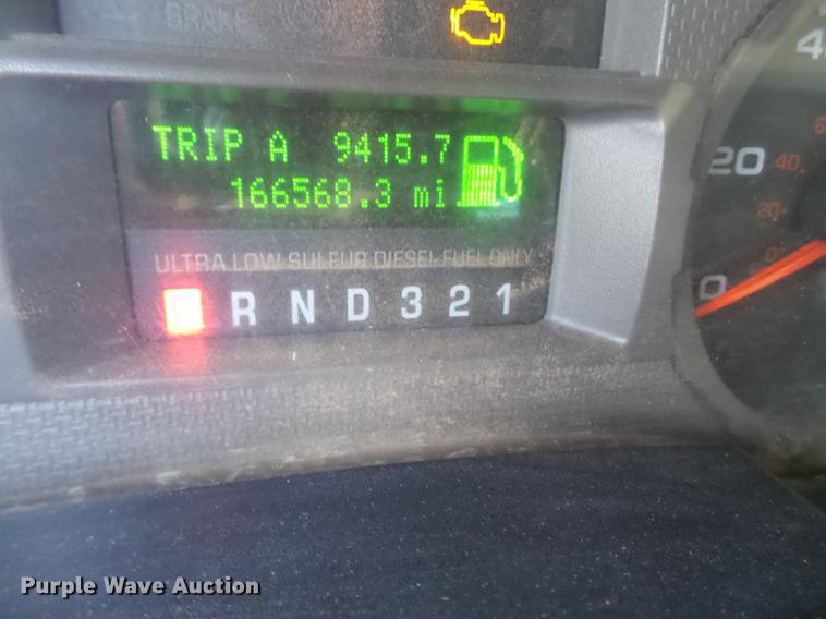 image for item EI9637 2008 Ford F350 Super Duty SuperCab bale bed pickup truck