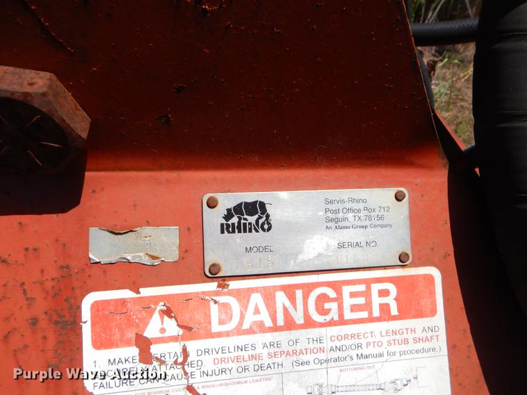 image for item EK9638 Rhino DB150 side boom mower