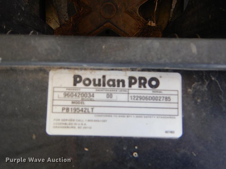image for item EK9641 Poulan-pro PB1954LT lawn mower
