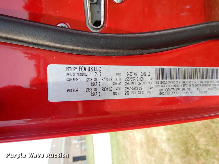 image for item EK9644 2017 Dodge Journey SUV