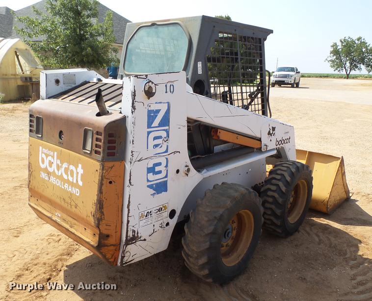 image for item EN9611 1996 Bobcat 763 skid steer