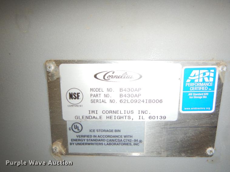 image for item G1250 Cornelius G430AP ice machine
