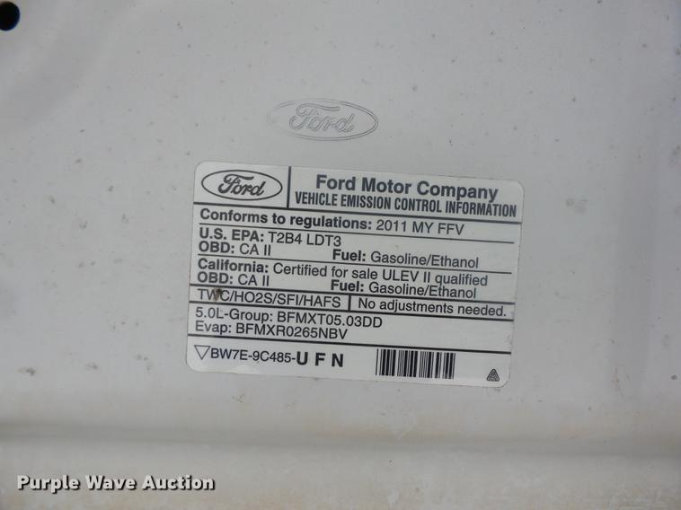 image for item K6265 2011 Ford F150 SuperCab pickup truck