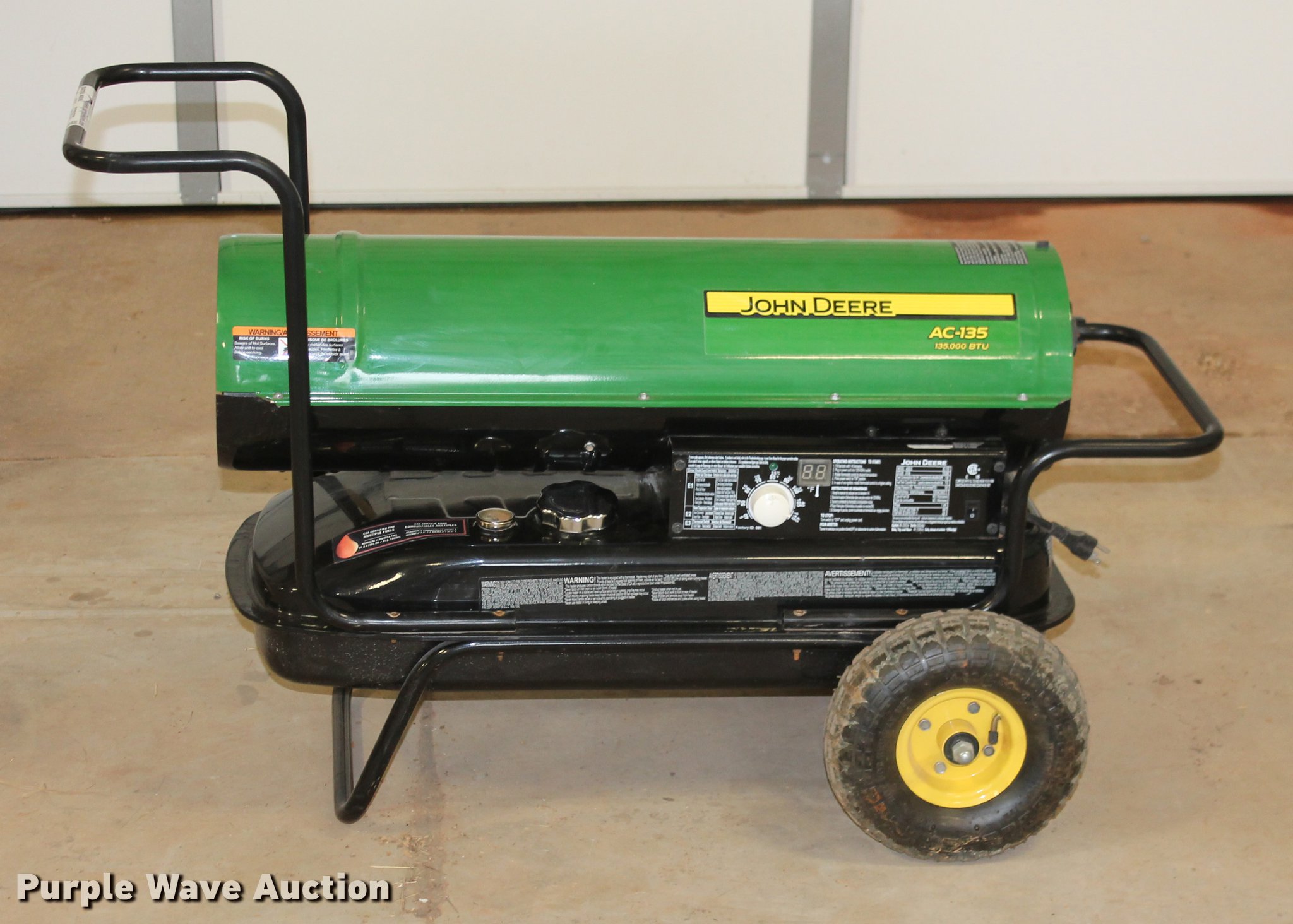John Deere AC-135 heater in Bray, OK | Item DZ9877 sold | Purple Wave