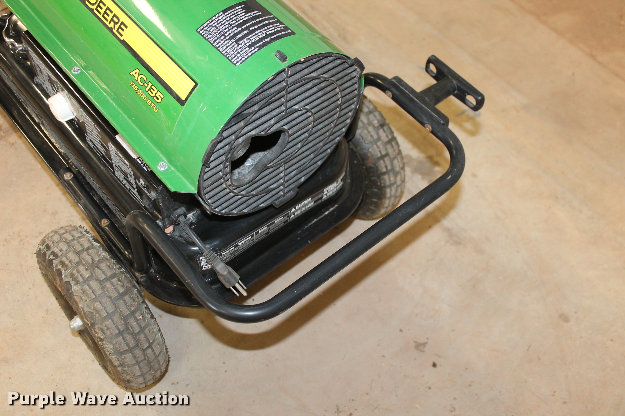John Deere AC-135 heater in Bray, OK | Item DZ9877 sold | Purple Wave