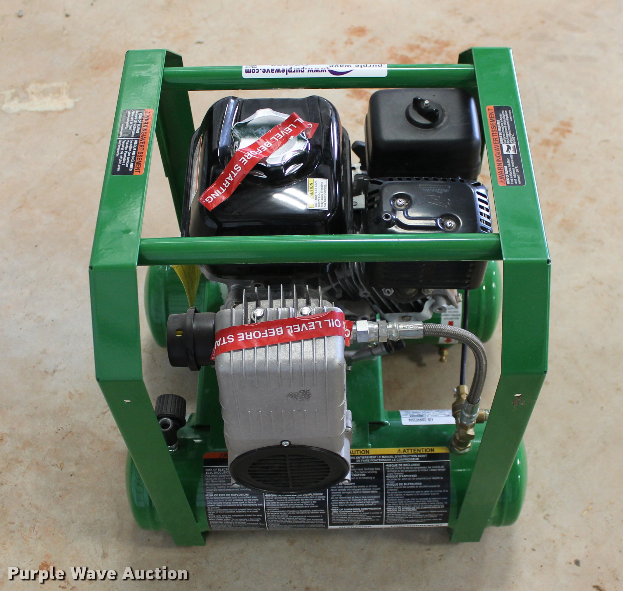 John Deere AC15GH air compressor in Bray, OK Item DZ9880 sold