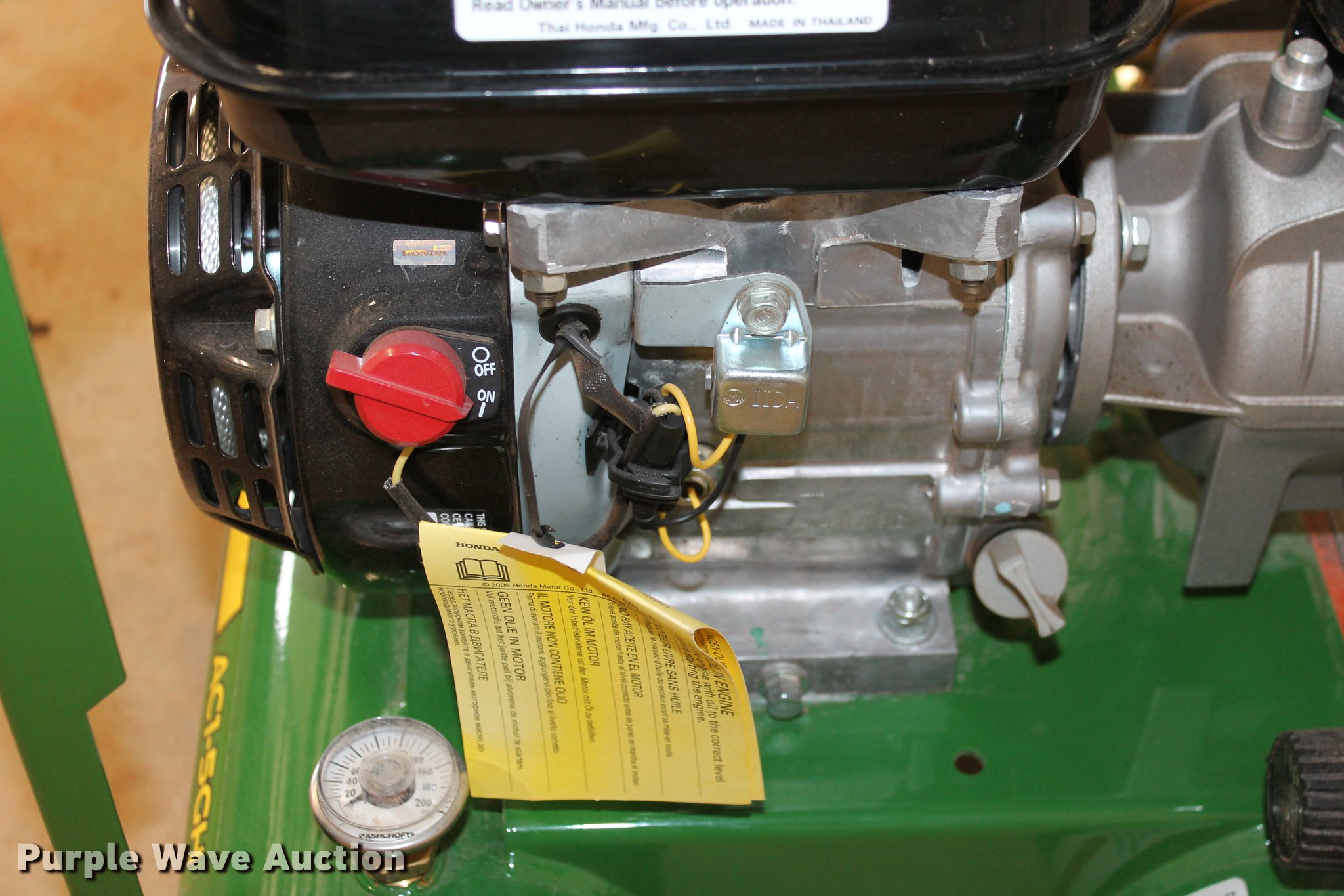 John Deere AC15GH air compressor in Bray, OK Item DZ9880 sold