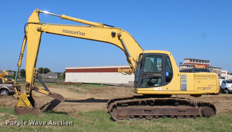 image for item BE9320 2001 Komatsu PC200LC-6 excavator