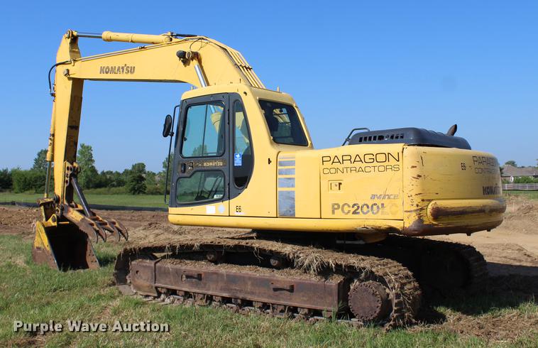 image for item BE9320 2001 Komatsu PC200LC-6 excavator