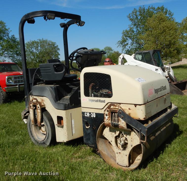 image for item DB6092 2003 Ingersoll Rand CR30 single drum roller