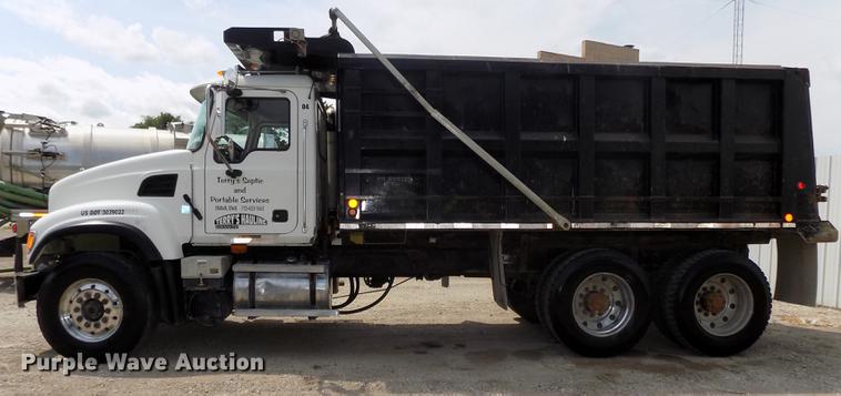 image for item DB8665 2004 Mack CV713 Granite dump truck