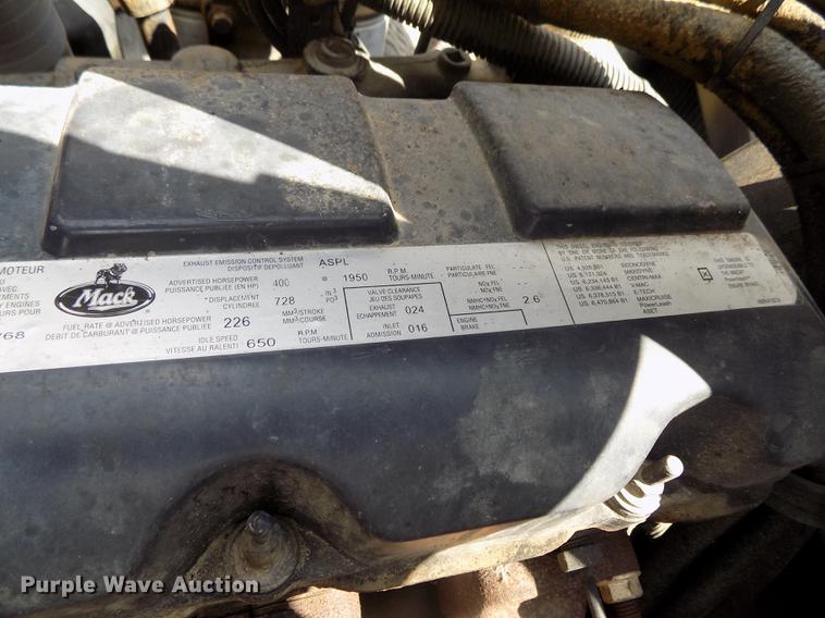 image for item DB8665 2004 Mack CV713 Granite dump truck