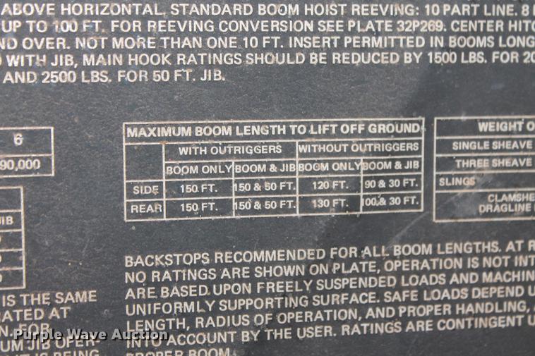 image for item DD4985 1969 P & H 645TC crane