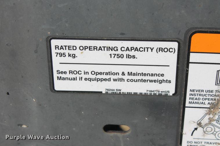 image for item DD5255 2011 Bobcat S175 skid steer