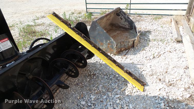 image for item DD7270 Snow blower and concrete bucket skid steer attachments