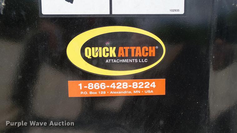 image for item DD7270 Snow blower and concrete bucket skid steer attachments