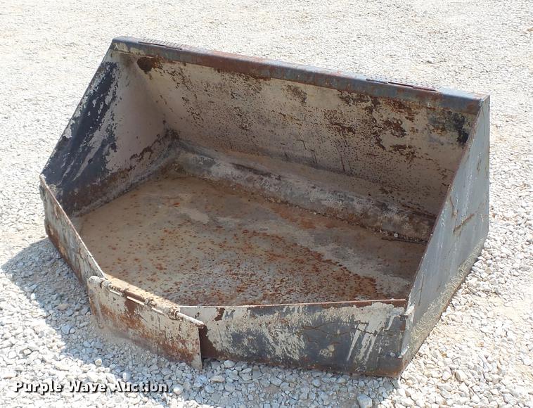 image for item DD7270 Snow blower and concrete bucket skid steer attachments