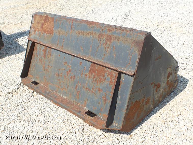 image for item DD7270 Snow blower and concrete bucket skid steer attachments