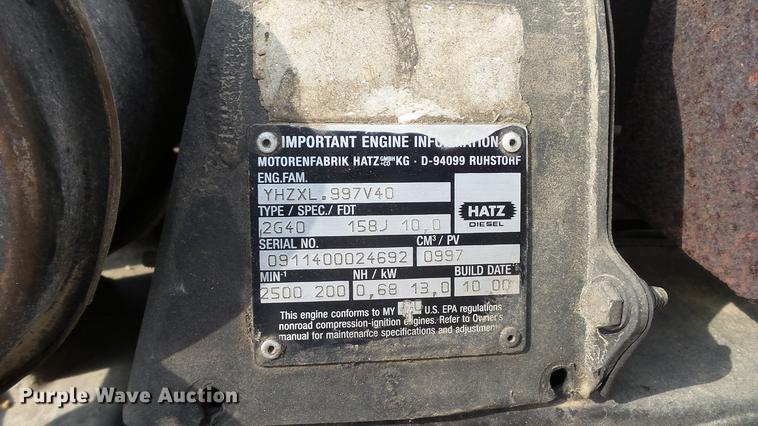 image for item DD7271 1994 Rammax RW1404 trench compactor