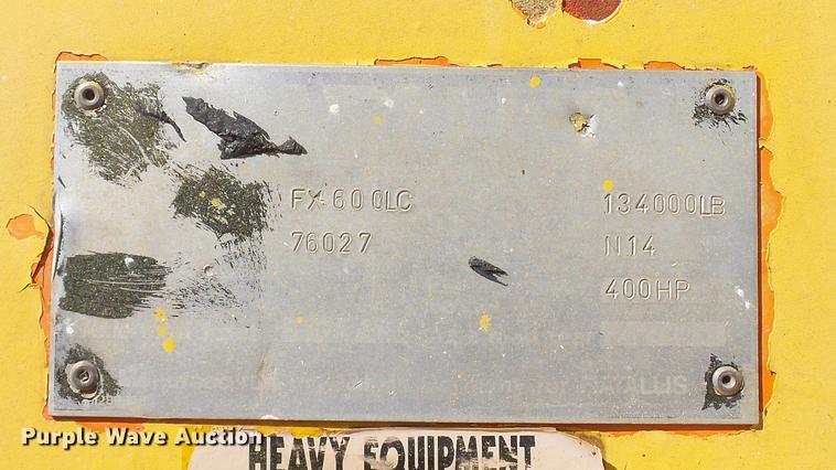 image for item DD7290 1998 New Holland EC600 excavator